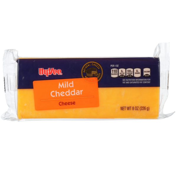 Specialty Cheeses Hy-Vee Mild Cheddar Cheese hero