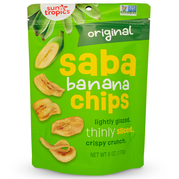 Chips & Pretzels Sun Tropics Saba Banana Chips, Original hero