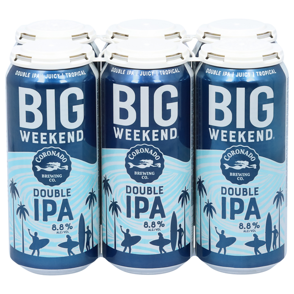 Beers & Coolers Coronado Brewing Company Beer, Double IPA, Big Weekend hero