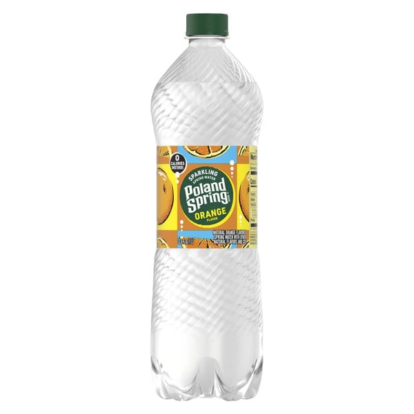 Water, Seltzer & Sparkling Water Poland spring Sparkling Water, Orange hero