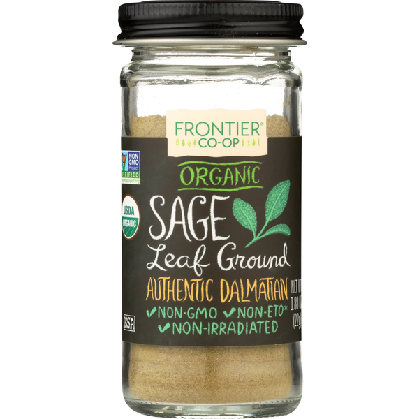 Spices & Seasonings Frontier Co-op Sage Leaf, Ground hero