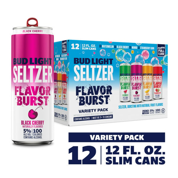 Hard Seltzer Bud Light Hard Seltzer Variety, Gluten Free, Slim Cans hero