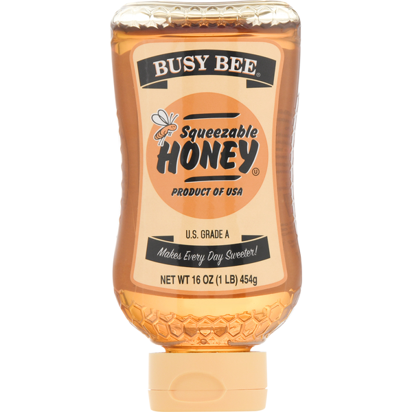 Honeys, Syrups & Nectars Busy Bee Honey, Squeezable hero