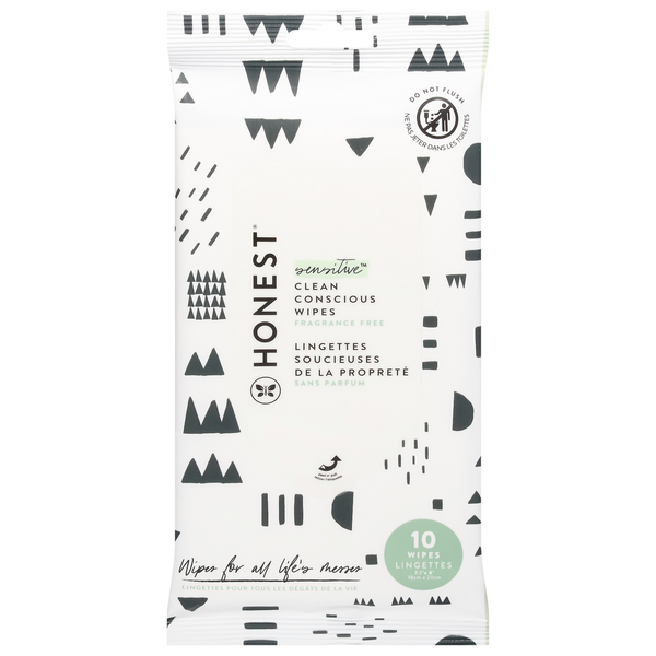 Cleaning Products The Honest Company Wipes, Fragrance Free, Clean Conscious hero