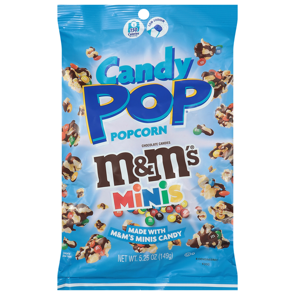 Popcorn & Jerky Candy Pop Popcorn, M&M's, Minis hero