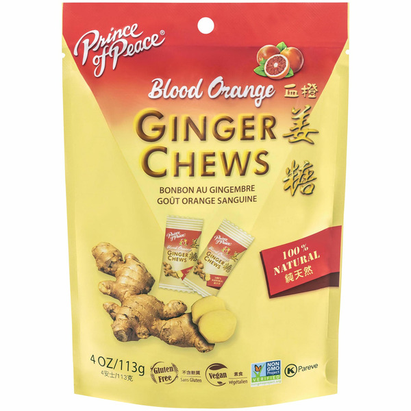 Prince of Peace Ginger Chews, Blood Orange hero