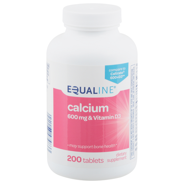 Vitamins & Supplements Equaline Calcium, 600 mg, Tablets hero