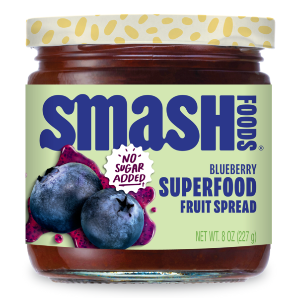 Smash Foods Blueberry Superfood Fruit Spread hero