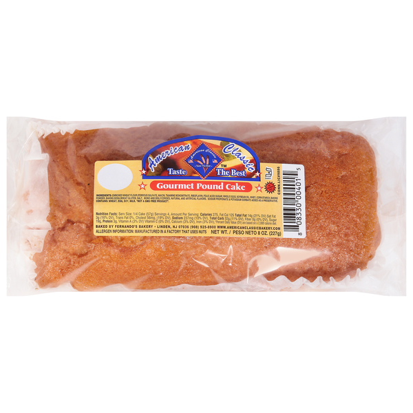 Bakery Desserts American Classic Pound Cake, Gourmet hero