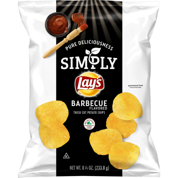 Trail Mix & Snack Mix Lay's Potato Chips, BBQ Flavored Thick Cut hero