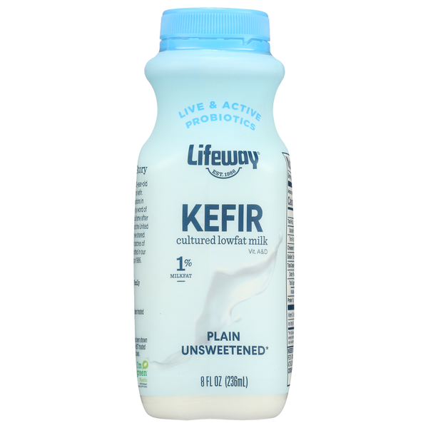 Yogurt Lifeway Kefir, 1%, Plain, Unsweetened hero