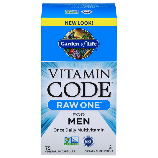 Vitamins & Supplements Garden of Life Raw One, Vegetarian Capsules hero