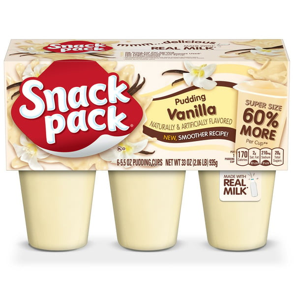 Doughs, Gelatins & Bake Mixes Snack Pack Vanilla Flavored Pudding hero