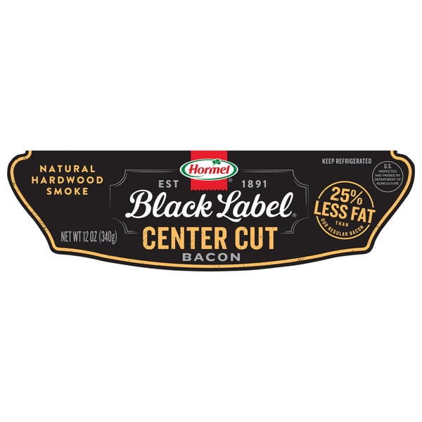 Hot Dogs, Bacon & Sausage Hormel Black Label Bacon Center Cut hero