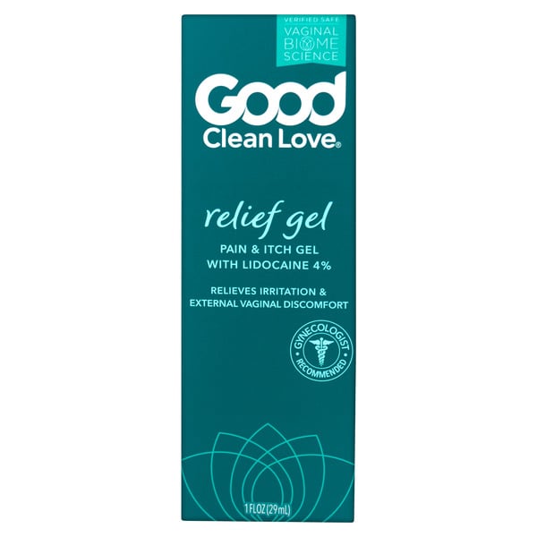 Good Clean Love Relief Gel Pain and Itch Gel with Lidocaine 4% hero