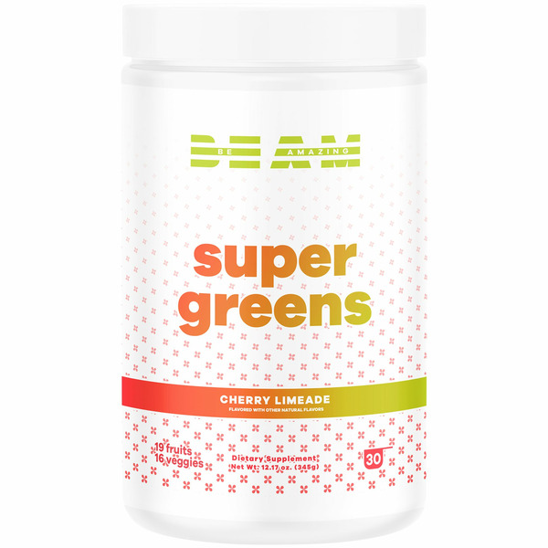 BEAM Cherry Limeade Super Greens Powder hero