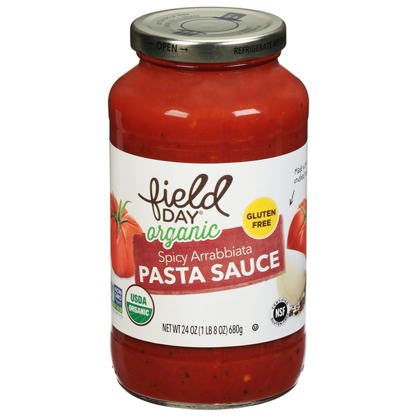 Condiments FIELD DAY Pasta Sauce, Organic, Spicy Arrabbiata hero