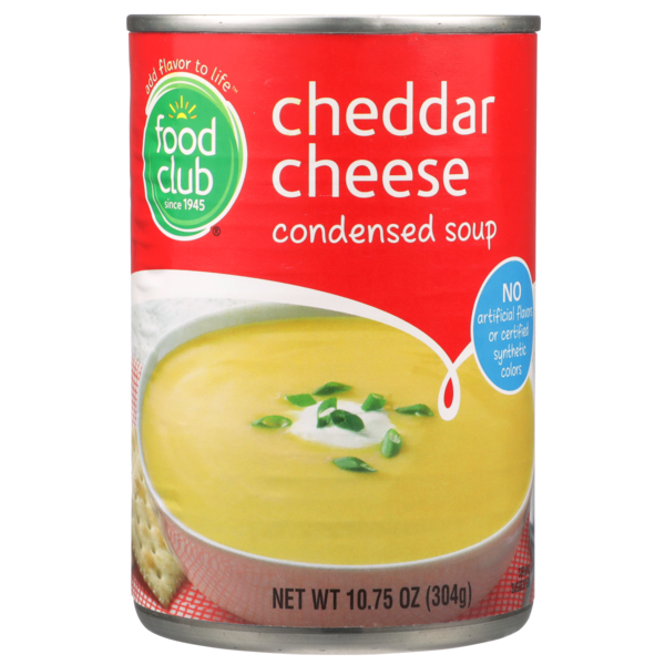 Soup, Broth & Bouillon Food Club Cheddar Cheese Condensed Soup hero