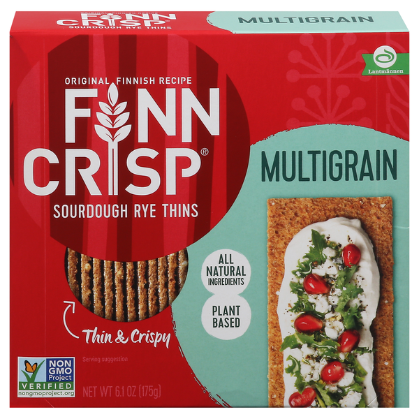 Crackers FINN CRISP Sourdough Rye Thins, Multigrain, Thin & Crispy hero