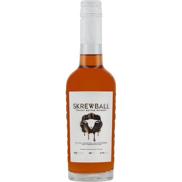 Cocktail Mixes Skrewball Peanut Butter Whiskey with Natural Flavors hero