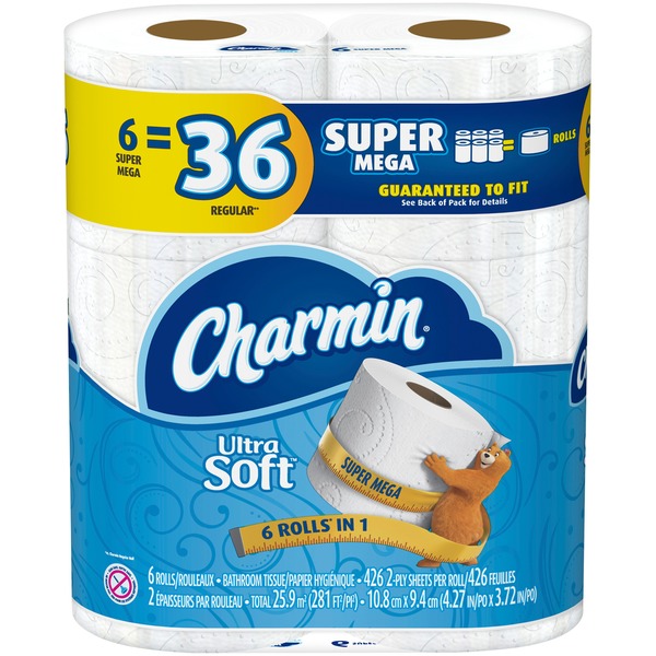 Paper Goods Charmin Bathroom Tissue Ultra Soft hero