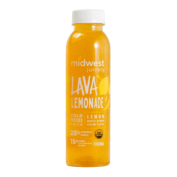 Juice & Nectars Midwest Juicery Cold Pressed Juice, Lava Lemonade hero