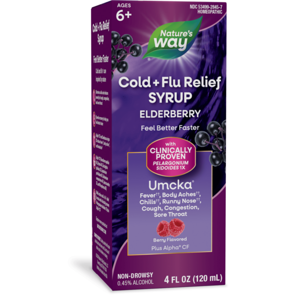 Cold, Flu & Allergy Nature's Way Umcka® Cold+Flu Elderberry Syrup hero