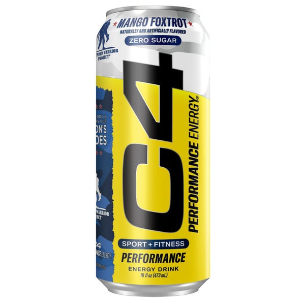 Energy & Sports Drinks C4 Energy x WWP, Mango Fox Trot Energy Drink hero