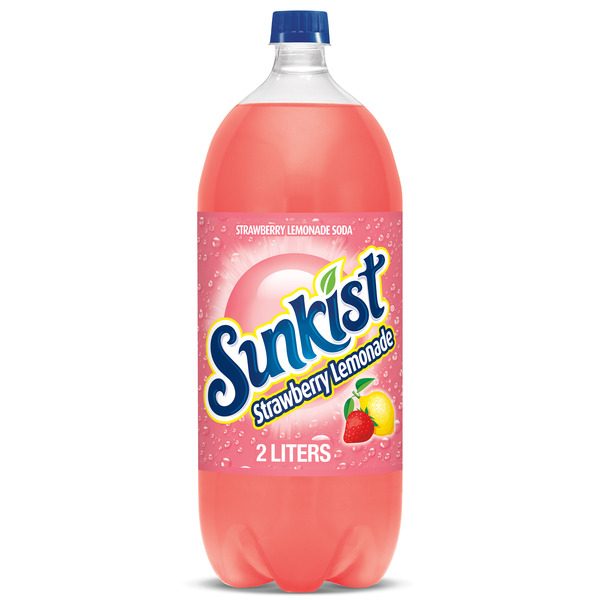 Soft Drinks Sunkist Strawberry Lemonade Soda hero