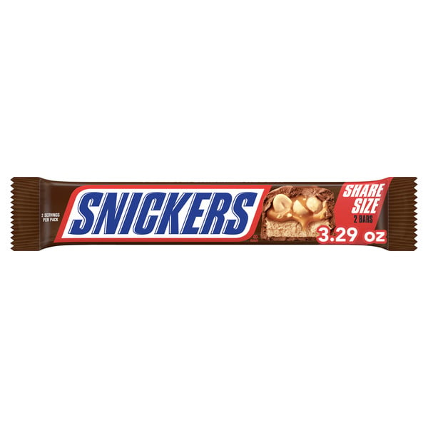 Candy, Chocolate & Gum SNICKERS Share Size Milk Chocolate Candy Bar hero