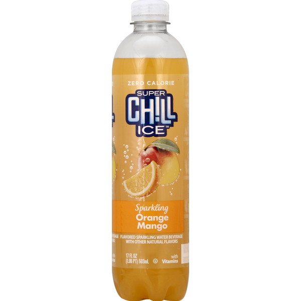 Water, Seltzer & Sparkling Water Super Chill Ice Sparkling Water Beverage, Orange Mango hero