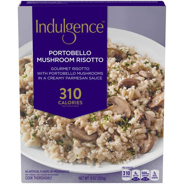 Frozen Meals Indulgence Portobello Mushroom Risotto hero