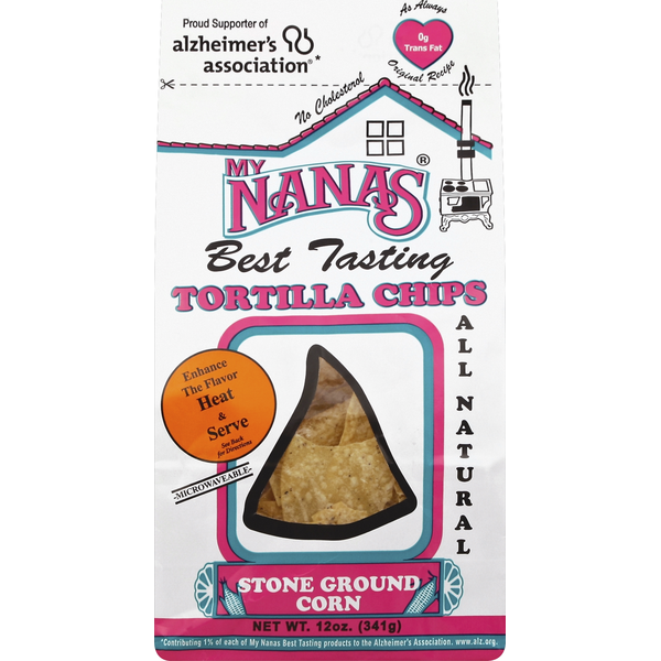 Chips & Pretzels My Nanas Tortilla Chips, Stone Ground Corn hero