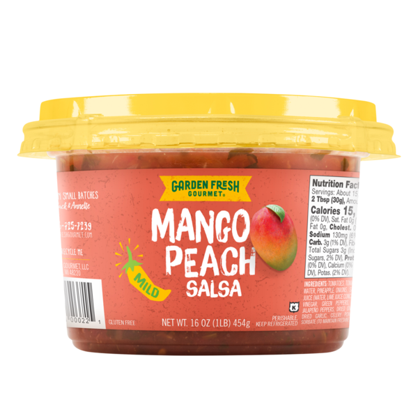 Deli Dips, Spreads, Snacks Garden Fresh Gourmet Mango Peach Salsa hero