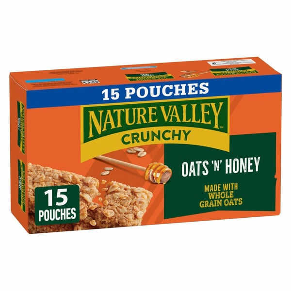 Energy & Granola Bars Nature Valley Crunchy Granola Bars, Oats 'n Honey hero