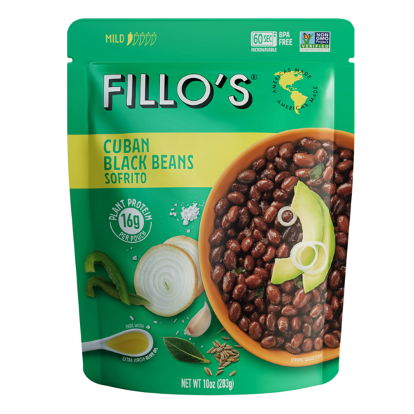 Latino Foods Fillo's Ready To Eat Cuban Black Beans Sofrito - Gluten Free, Vegan hero