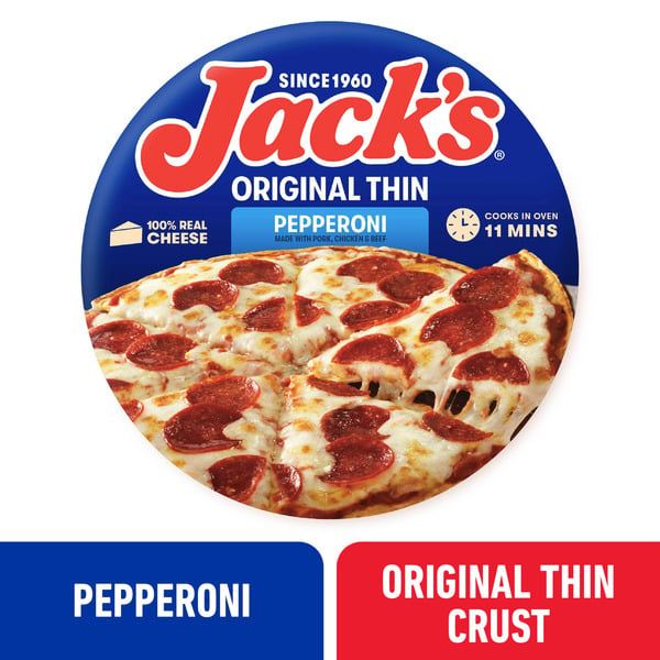 Frozen Pizza Jack's Original Pepperoni hero