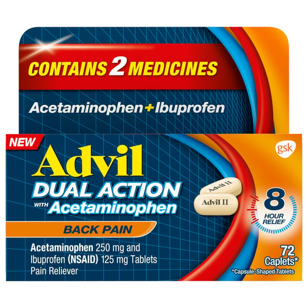 Muscles, Joints & Pain Relief Advil Dual Action Back Pain Caplets hero