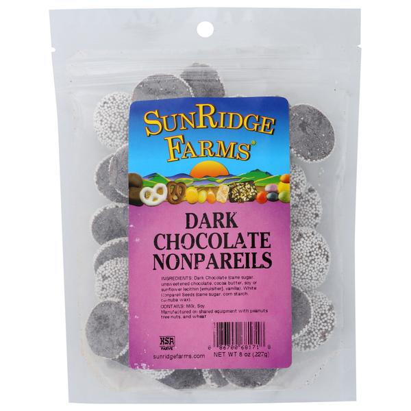 Candy & Chocolate SunRidge Farms Dark Chocolate Nonpareils hero