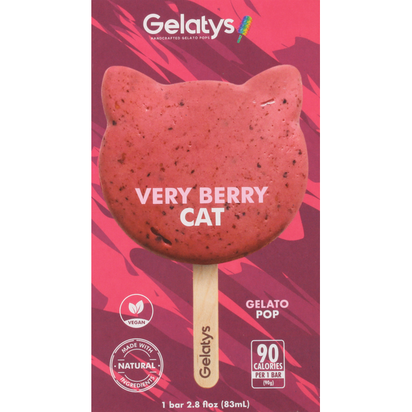 Ice Cream & Ice Gelatys Gelato Pop, Very Berry Cat hero