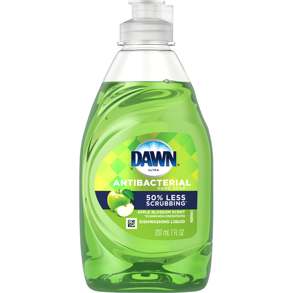 Dish Detergents Dawn Dishwashing Liquid, Antibacterial, Hand Soap, Apple Blossom Scent hero