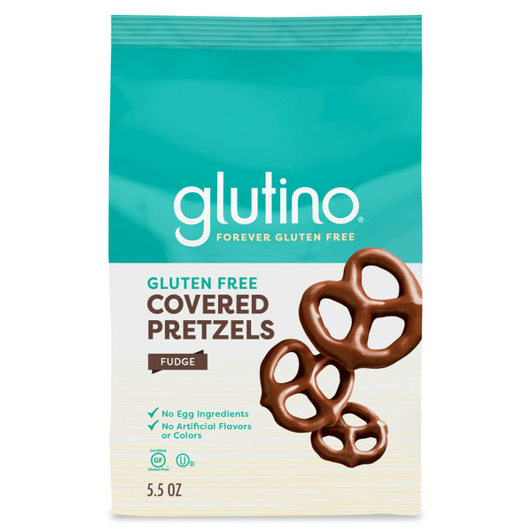 Candy & Chocolate Glutino Gluten Free Fudge Covered Pretzels hero