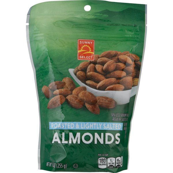 Nuts, Seeds & Dried Fruit Sunny Select Almonds, Roasted & Lightly Salted hero