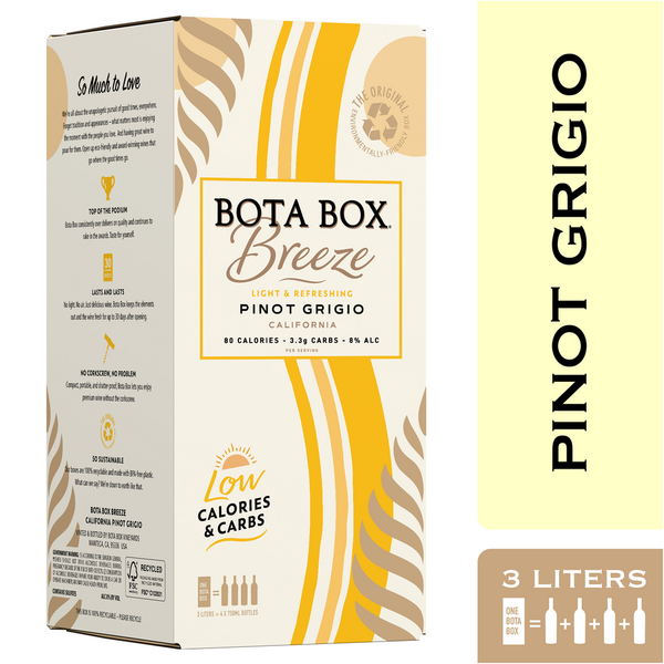 Boxed & Packaged Wine Bota Box Breeze Pinot Grigio hero