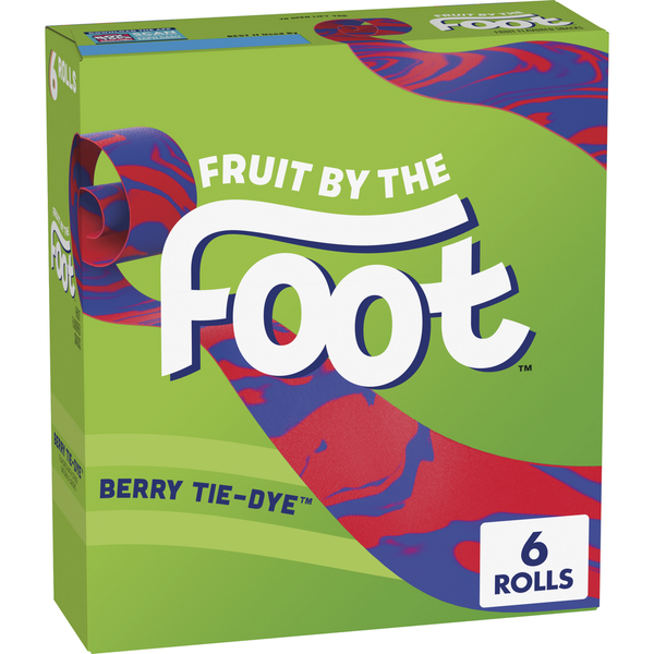 Fruit & Vegetable Snacks Fruit by the Foot Fruit Flavored Snacks, Berry Tie-Dye hero