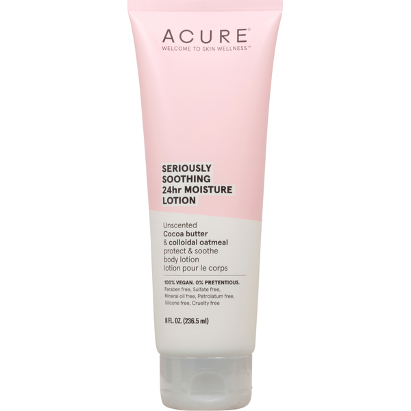 Facial Care ACURE Lotion, Cocoa Butter & Colloidal Oatmeal, Unscented hero