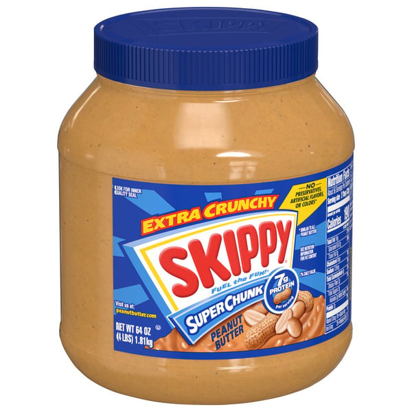 Spreads SKIPPY Super Chunk Peanut Butter hero