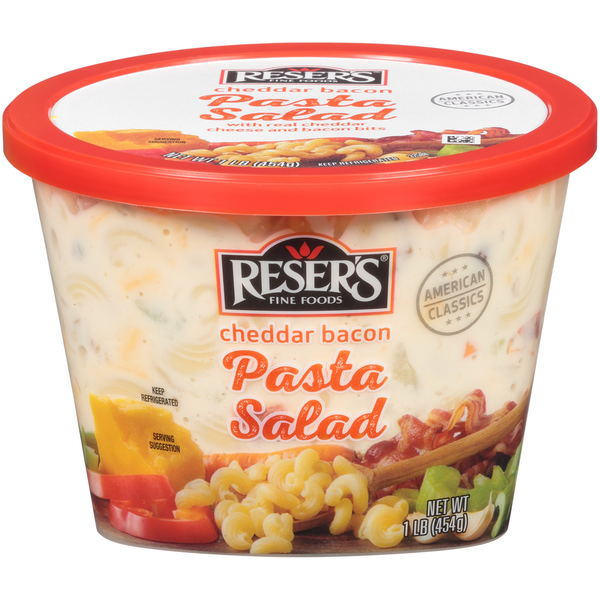 Prepared Soups & Salads Reser's Fine Foods Cheddar Bacon Pasta Salad hero