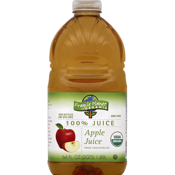 Juice & Nectars Fragile Planet Organic 100% Juice, Apple Juice hero