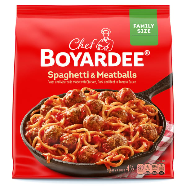 Chef Boyardee Spaghetti and Meatballs Family Size Skillet Meal hero